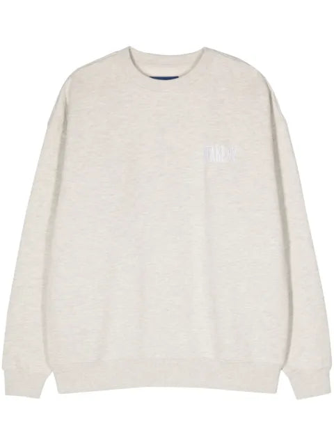 Awake NY logo-embroidered mélange sweatshirt