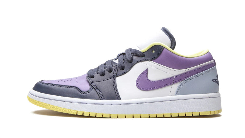 Nike Women's Air Jordan 1 Low SE Mismatched Purple/Magenta